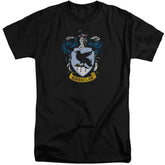 Harry Potter Ravenclaw Crest Men's 18/1 Tall Cotton Short-Sleeve T-Shirt